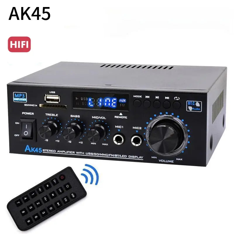 AK45 Bluetooth HiFi stereo amplifier